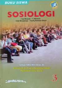 Sosiologi 3 Untuk SMA/MA Kelas XII K. 13